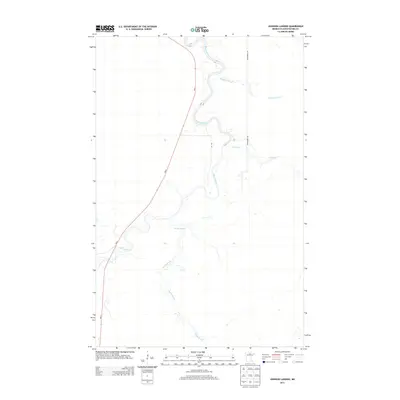 2013 Map of Johnson Landing, 2013 Print