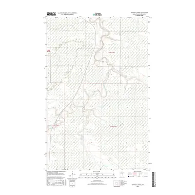 2016 Map of Johnson Landing, 2016 Print