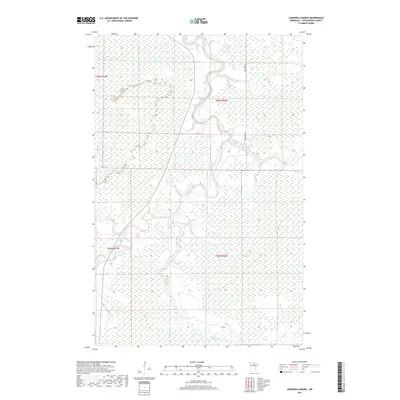 2019 Map of Johnson Landing, 2019 Print