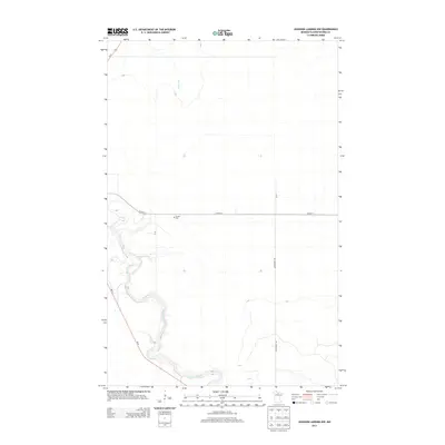 2013 Map of Johnson Landing NW, 2013 Print