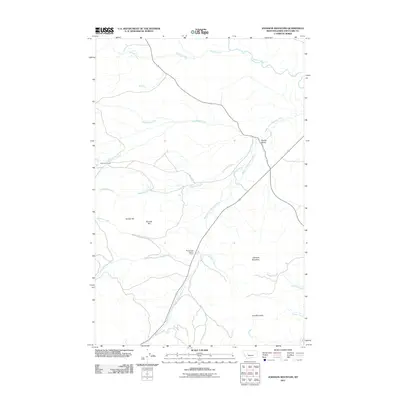 2011 Map of Johnson Mountain, 2011 Print