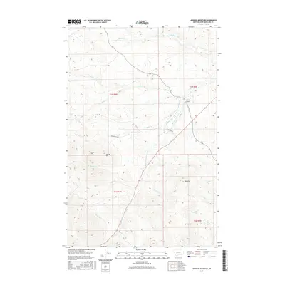 2017 Map of Johnson Mountain, 2017 Print