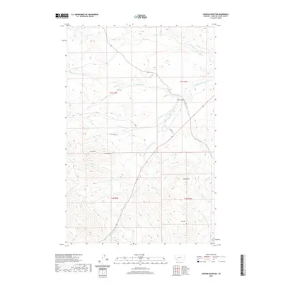 2020 Map of Johnson Mountain, 2020 Print