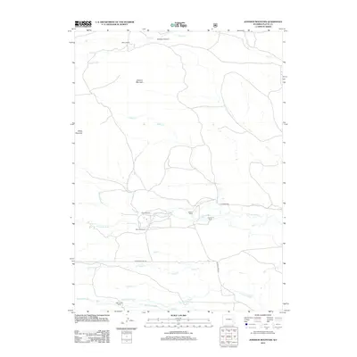 2012 Map of Johnson Mountain, 2012 Print