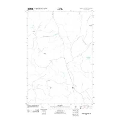 2011 Map of Johnson Mountain, 2011 Print