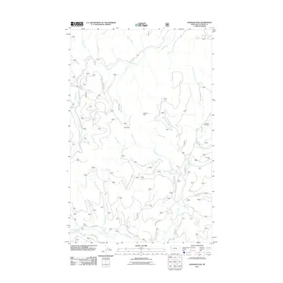 2011 Map of Johnson Peak, 2011 Print