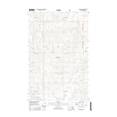 2014 Map of Johnson Peak, 2014 Print
