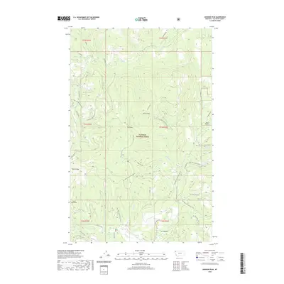 2020 Map of Johnson Peak, 2020 Print