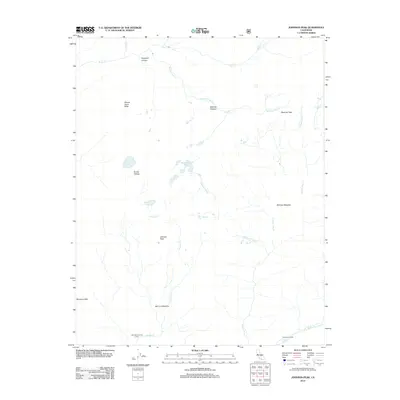 2012 Map of Johnson Peak, 2012 Print