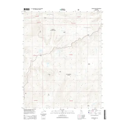 2015 Map of Johnson Peak, 2015 Print