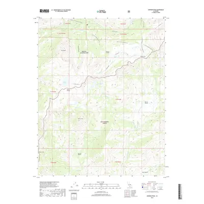 2018 Map of Johnson Peak, 2018 Print