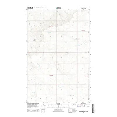 2014 Map of Johnson Reservoir NE, 2014 Print