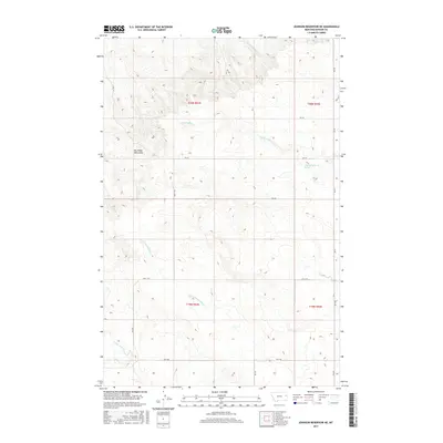 2017 Map of Johnson Reservoir NE, 2017 Print
