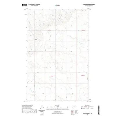 2020 Map of Johnson Reservoir NE, 2020 Print