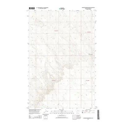 2014 Map of Johnson Reservoir NW, 2014 Print