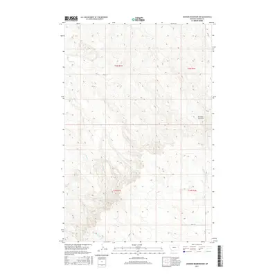 2017 Map of Johnson Reservoir NW, 2017 Print