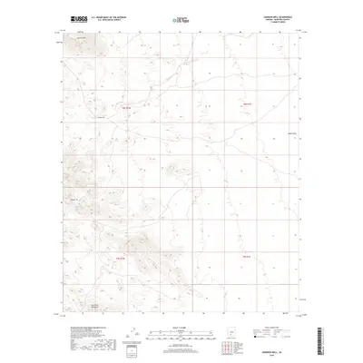 2018 Map of Johnson Well, 2018 Print