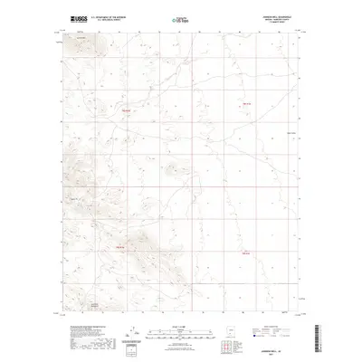 2021 Map of Johnson Well, 2021 Print