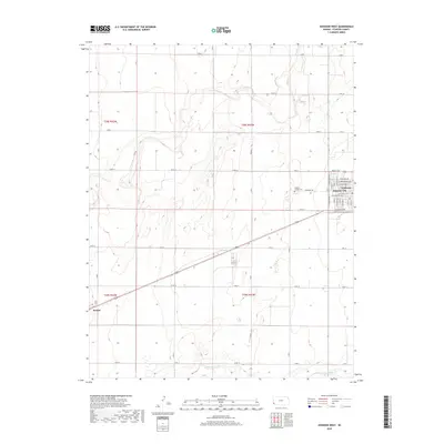 2018 Map of Johnson West, 2018 Print