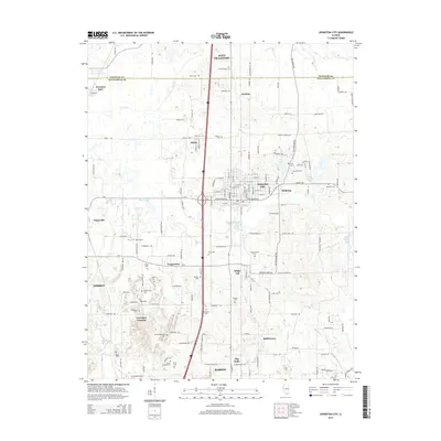 2015 Map of Johnston City, 2015 Print