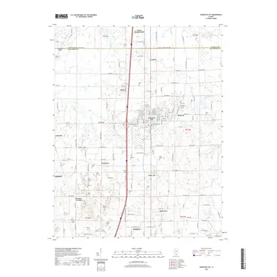 2018 Map of Johnston City, 2018 Print