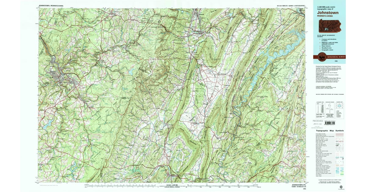 1980s Maps of Central City Somerset - Johnstown Bedford County Pa Usgs Topo 1981 P1983 Og 1200x630 