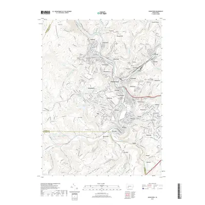 2019 Map of Johnstown, 2019 Print