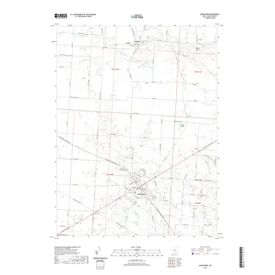 2019 Map of Johnstown, 2019 Print