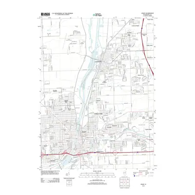 2012 Map of Joliet, 2012 Print