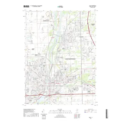 2018 Map of Joliet, 2018 Print