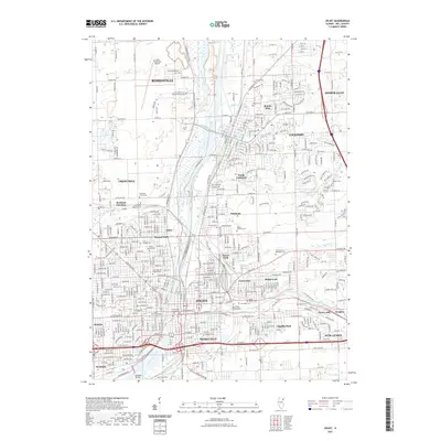 2021 Map of Joliet, 2021 Print