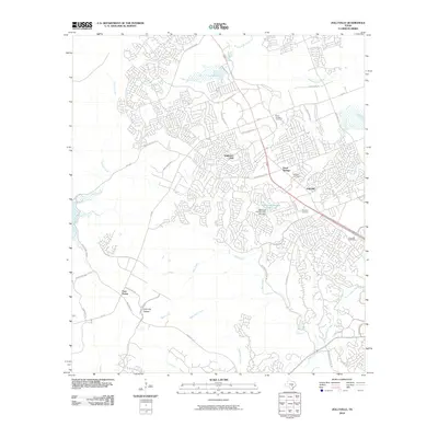 2010 Map of Jollyville, 2010 Print