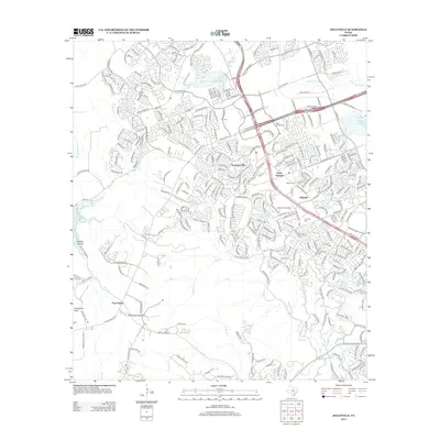 2013 Map of Jollyville, 2013 Print