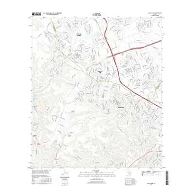 2016 Map of Jollyville, 2016 Print