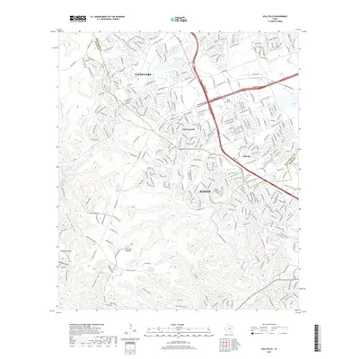 2019 Map of Jollyville, 2019 Print