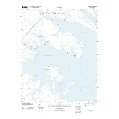 2010 Map of Jones Bay, 2010 Print