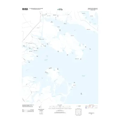 2013 Map of Jones Bay, 2013 Print