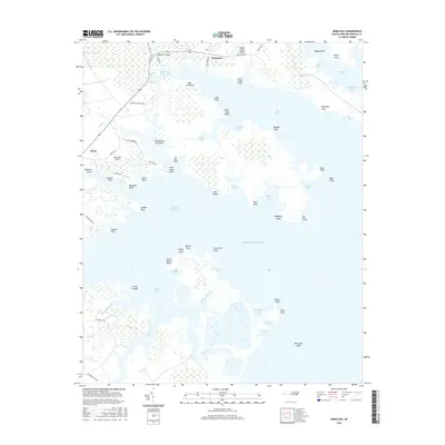 2016 Map of Jones Bay, 2016 Print