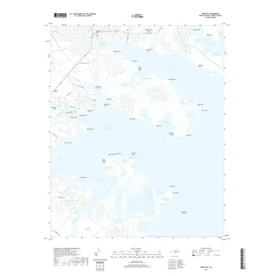 2019 Map of Jones Bay, 2019 Print