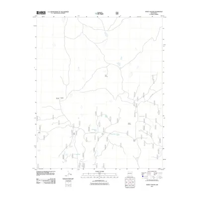 2011 Map of Jones Canyon, 2011 Print