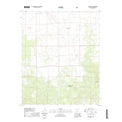 2020 Map of Jones Canyon, 2020 Print