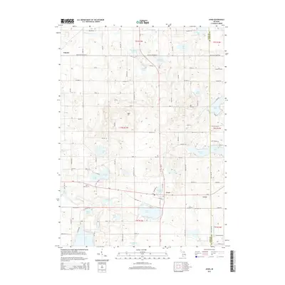 2014 Map of Jones, 2014 Print