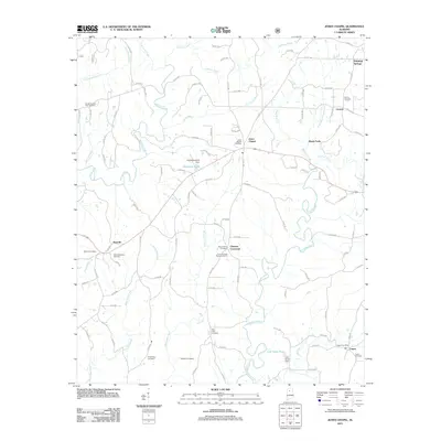 2011 Map of Jones Chapel, 2011 Print
