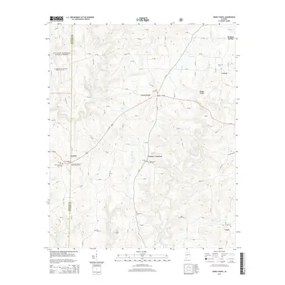 2014 Map of Jones Chapel, 2014 Print