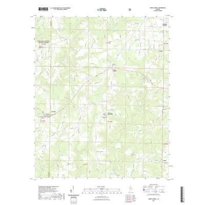 2021 Map of Jones Chapel, 2021 Print