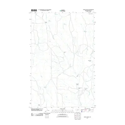 2011 Map of Jones Coulee, 2011 Print