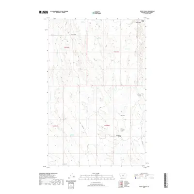2020 Map of Jones Coulee, 2020 Print