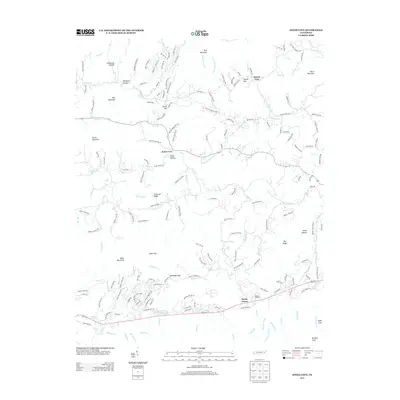 2013 Map of Jones Cove, 2013 Print
