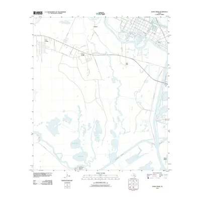 2010 Map of Jones Creek, 2010 Print