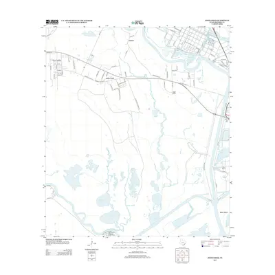 2013 Map of Jones Creek, 2013 Print